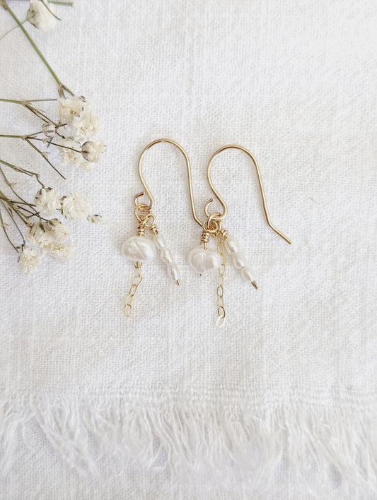 Confetti Pearl Earrings