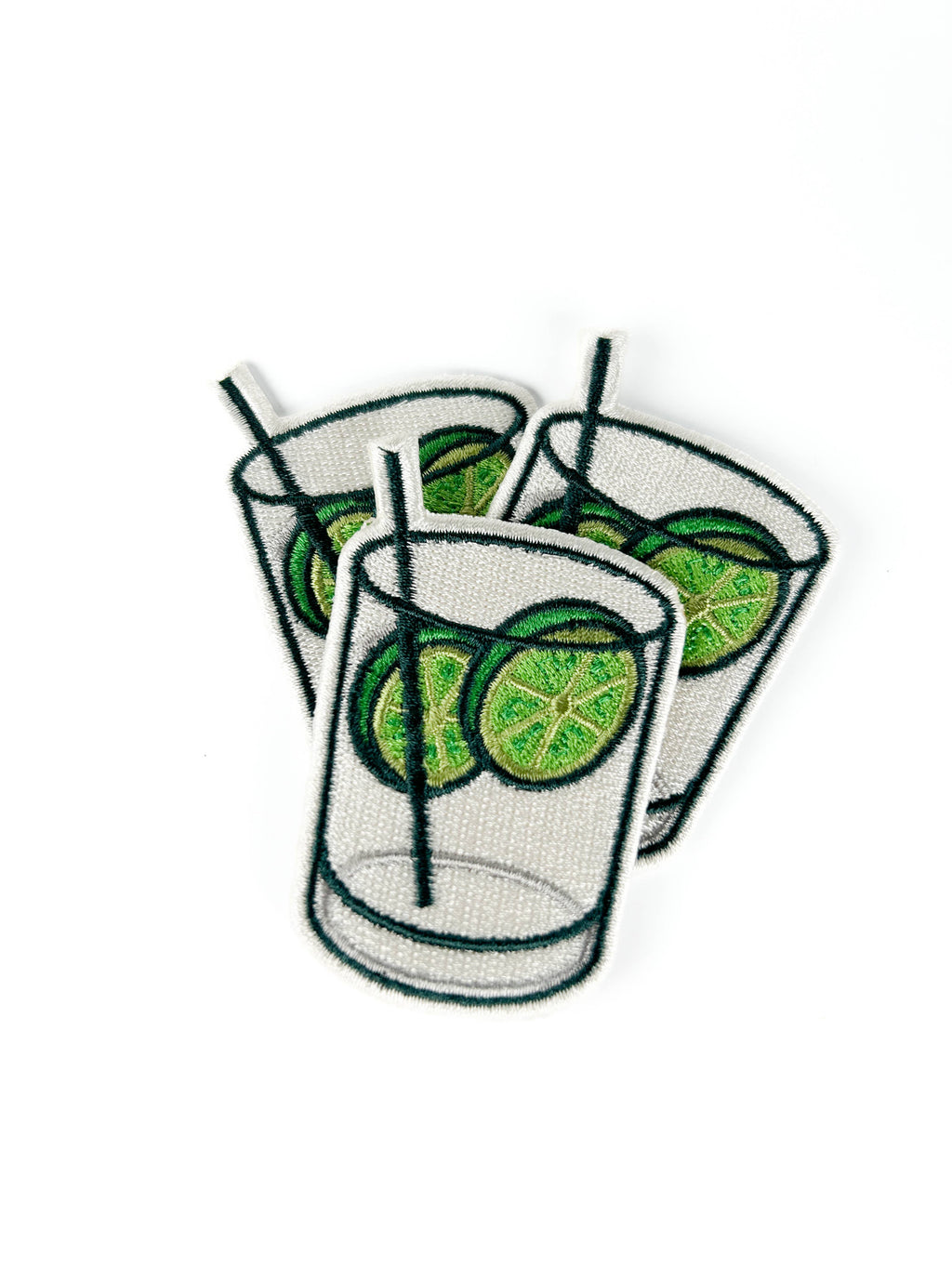 Vodka Soda Embroidered Patch Funny Cocktail Iron On Gin Hat