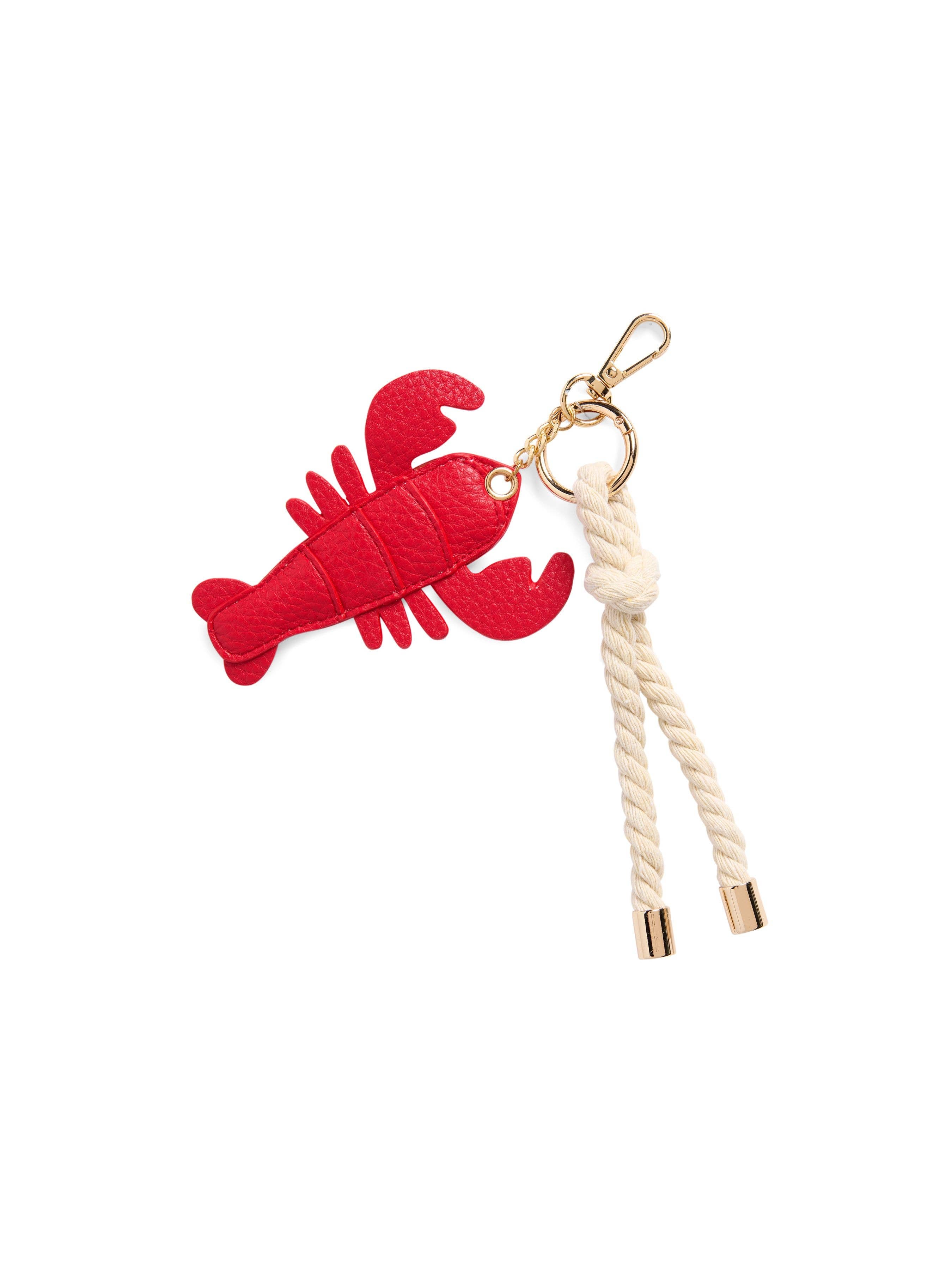 LOBSTER BAG CHARM/KEY RING,RED