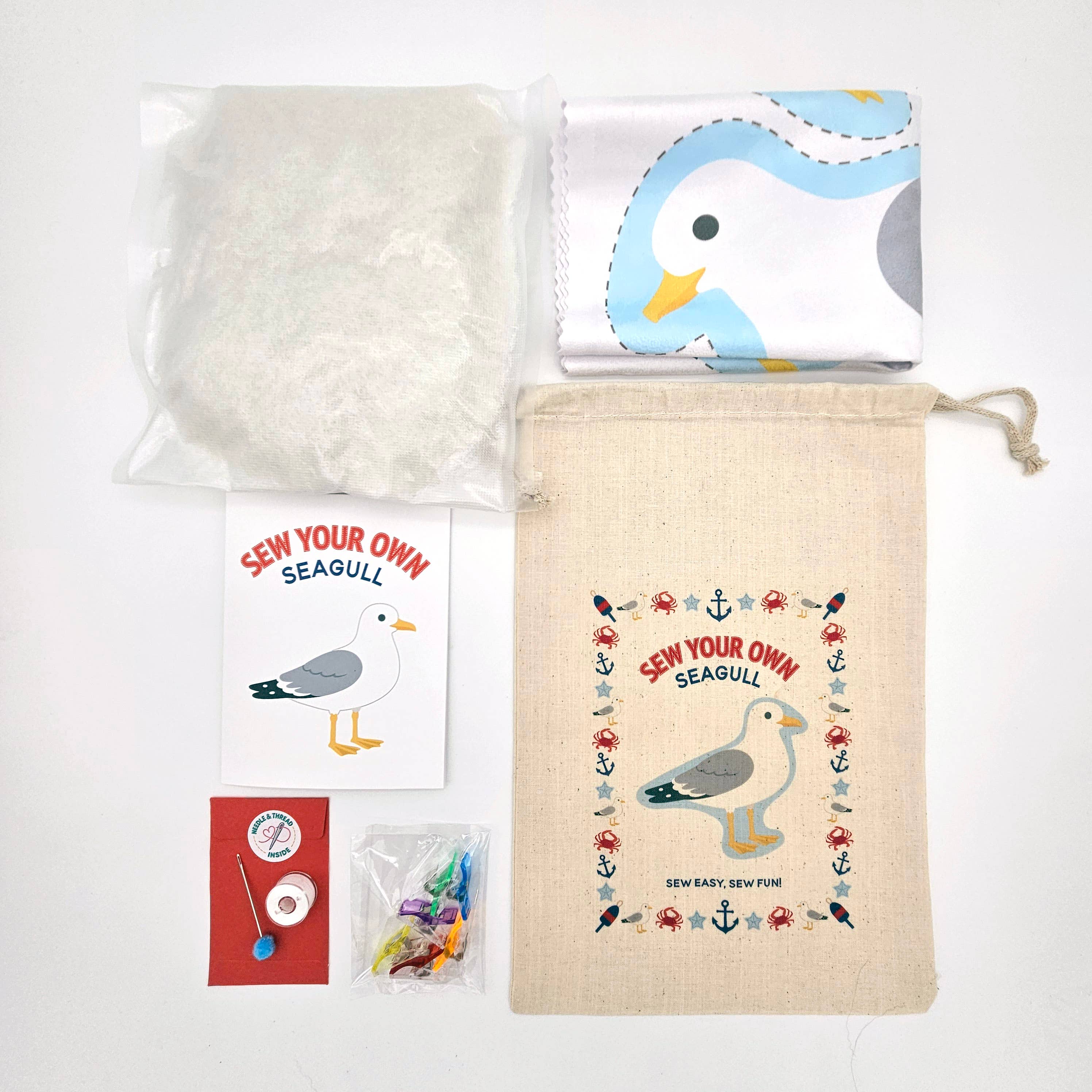 DIY Seagull Sewing Kit