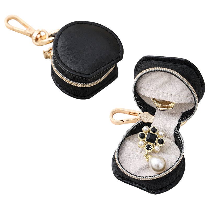 Compact Travel Jewelry Organizer Keychain