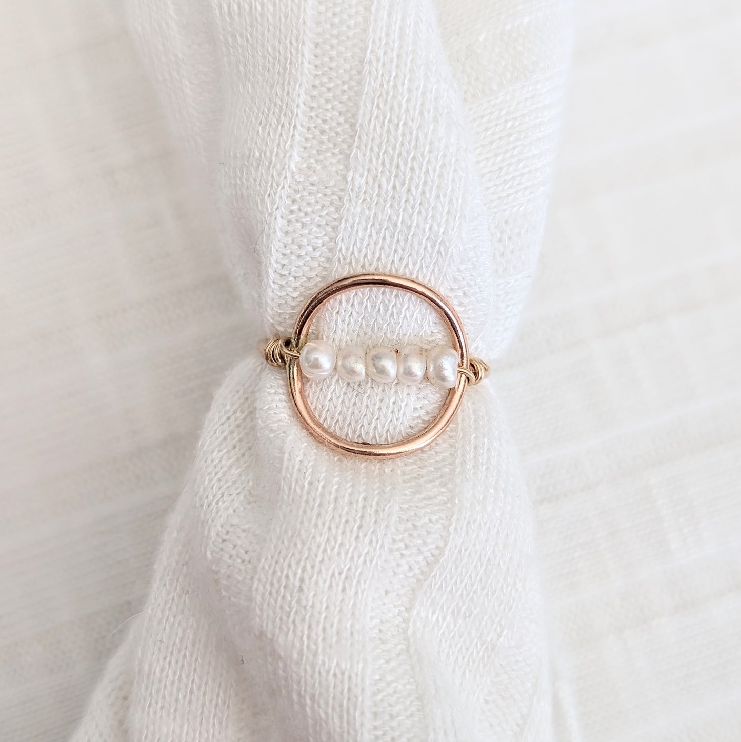 Halo Pearl Ring