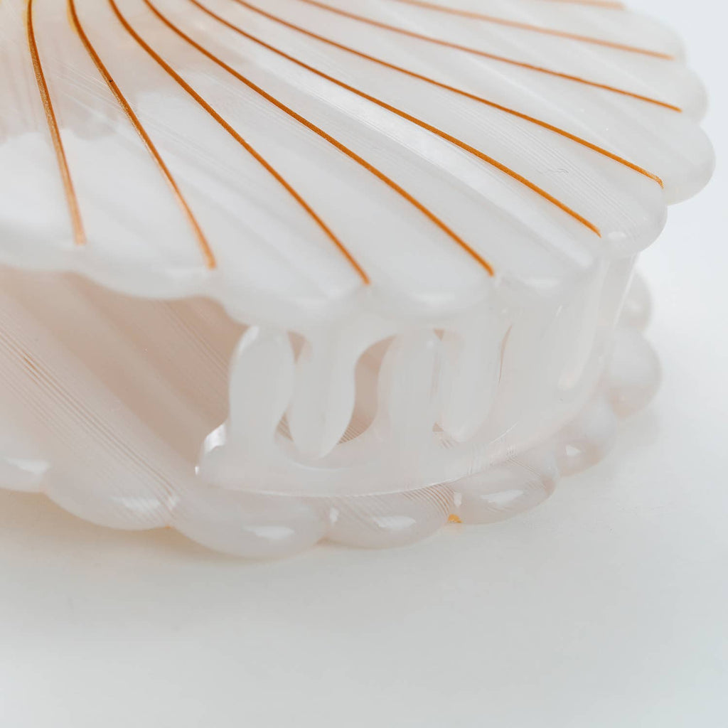 Opal Pearl Seashell Claw Clip - Medium