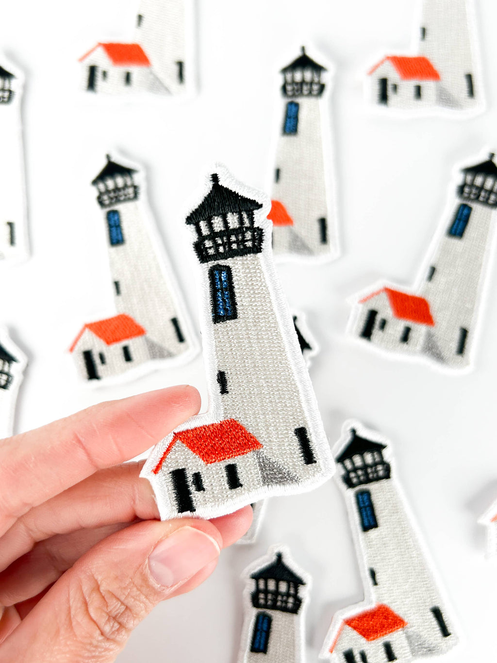 Lighthouse Embroidered Patch Nautical Iron On Patch for Hat