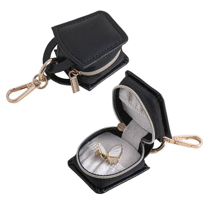 Compact Travel Jewelry Organizer Keychain