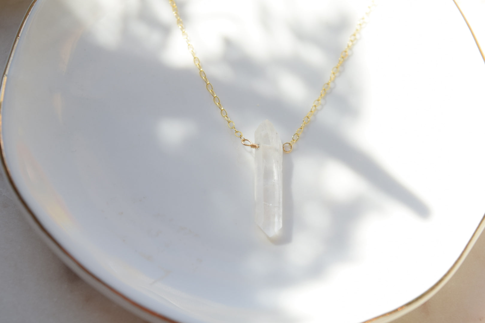 Quartz necklace