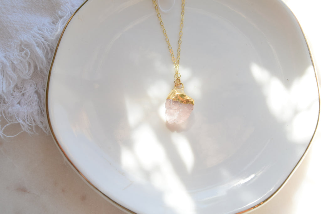 Birthstone nugget necklace
