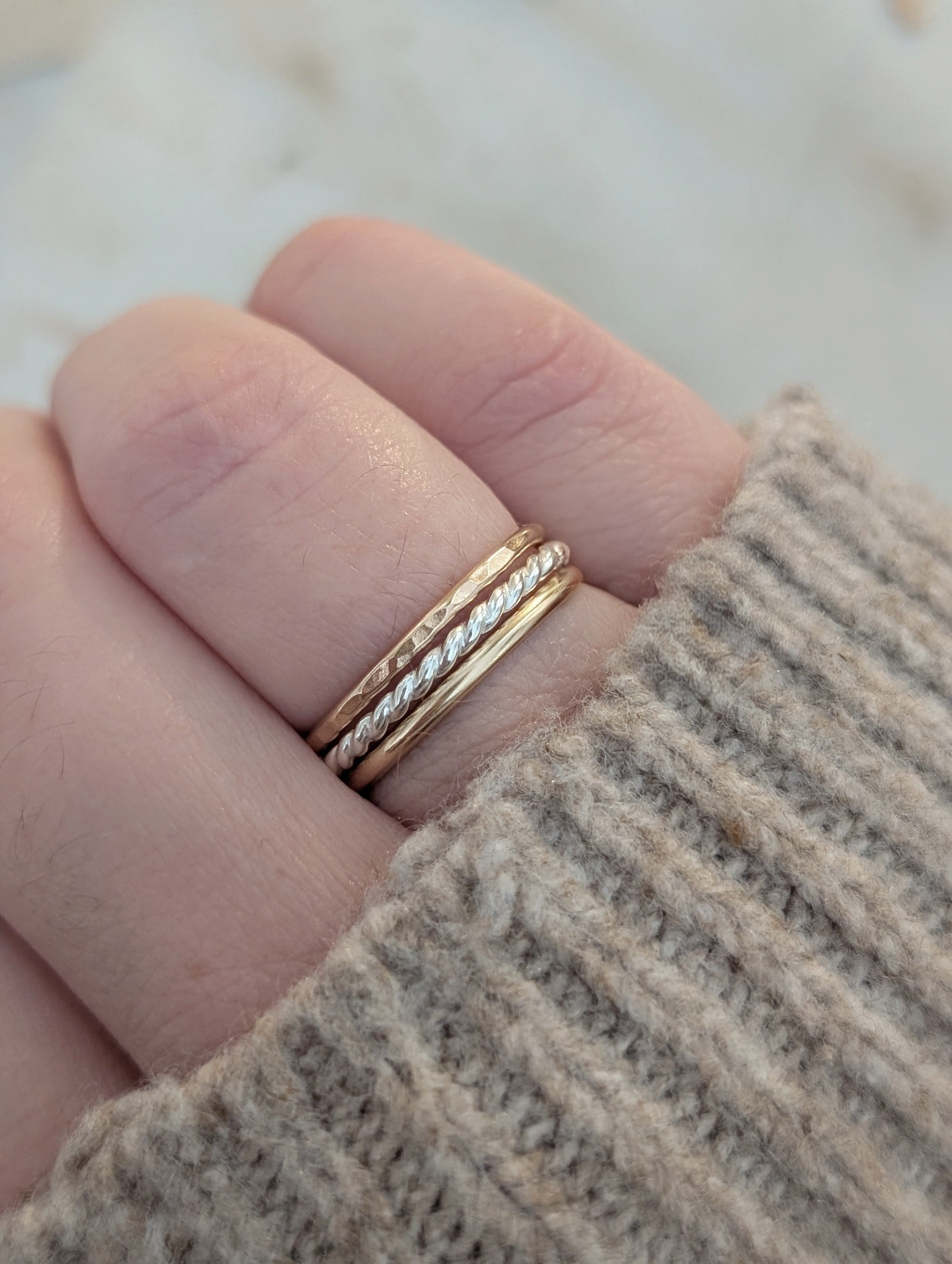 Stacking Ring Workshop at Seaglass and Linen