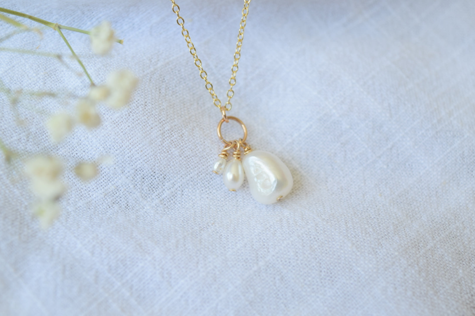 Pearl Trio Necklace