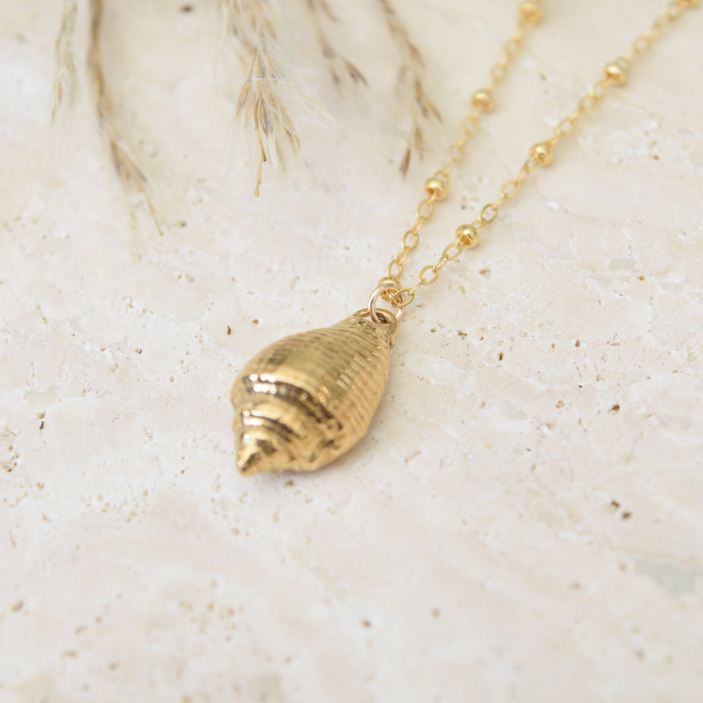 The Spiral Shell Necklace