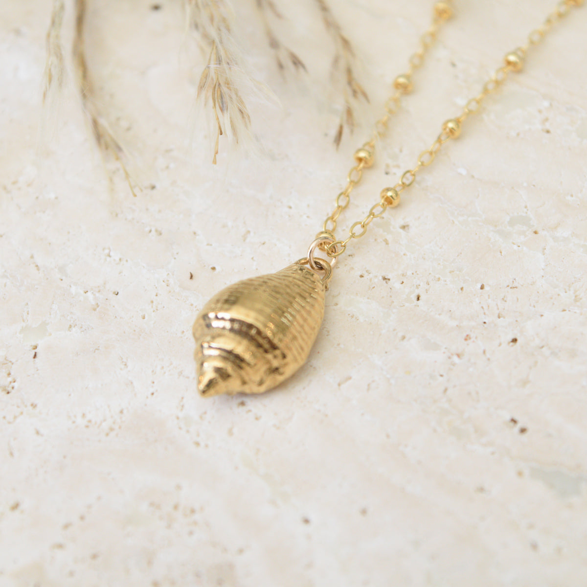 The Spiral Shell Necklace