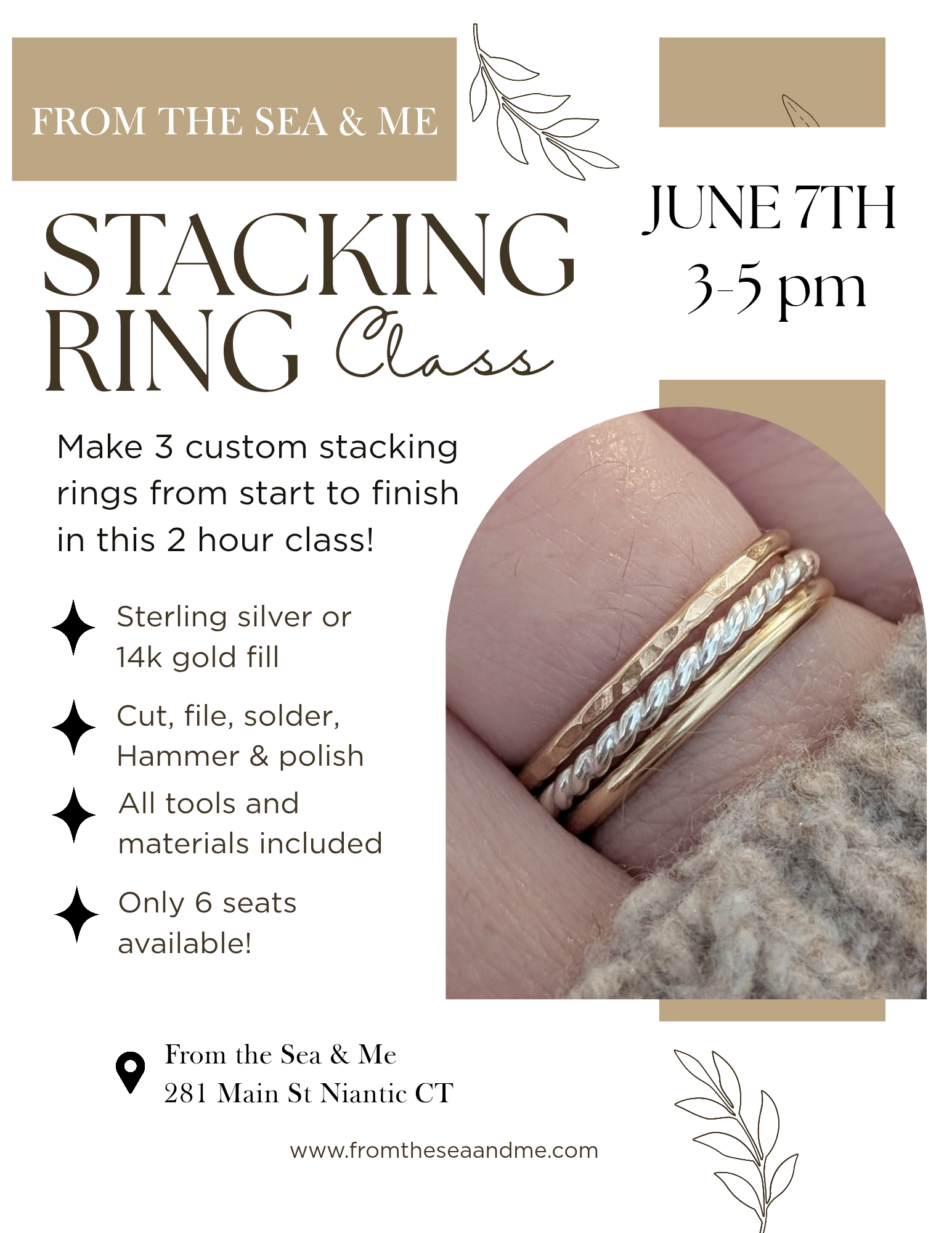 Stacking Ring Workshop 6/7
