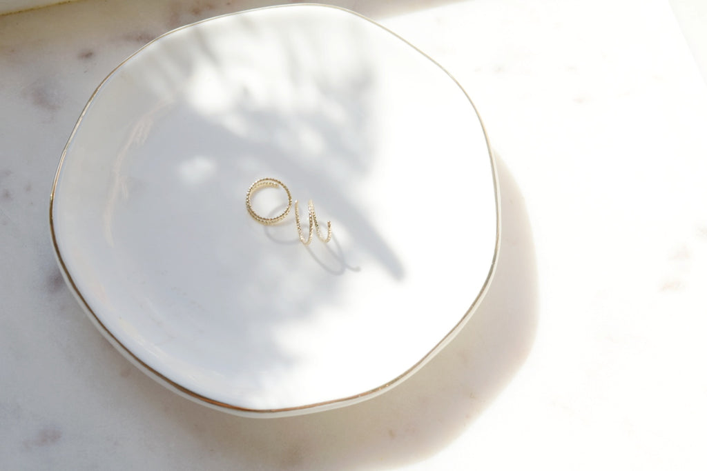 Sparkle twist hoops
