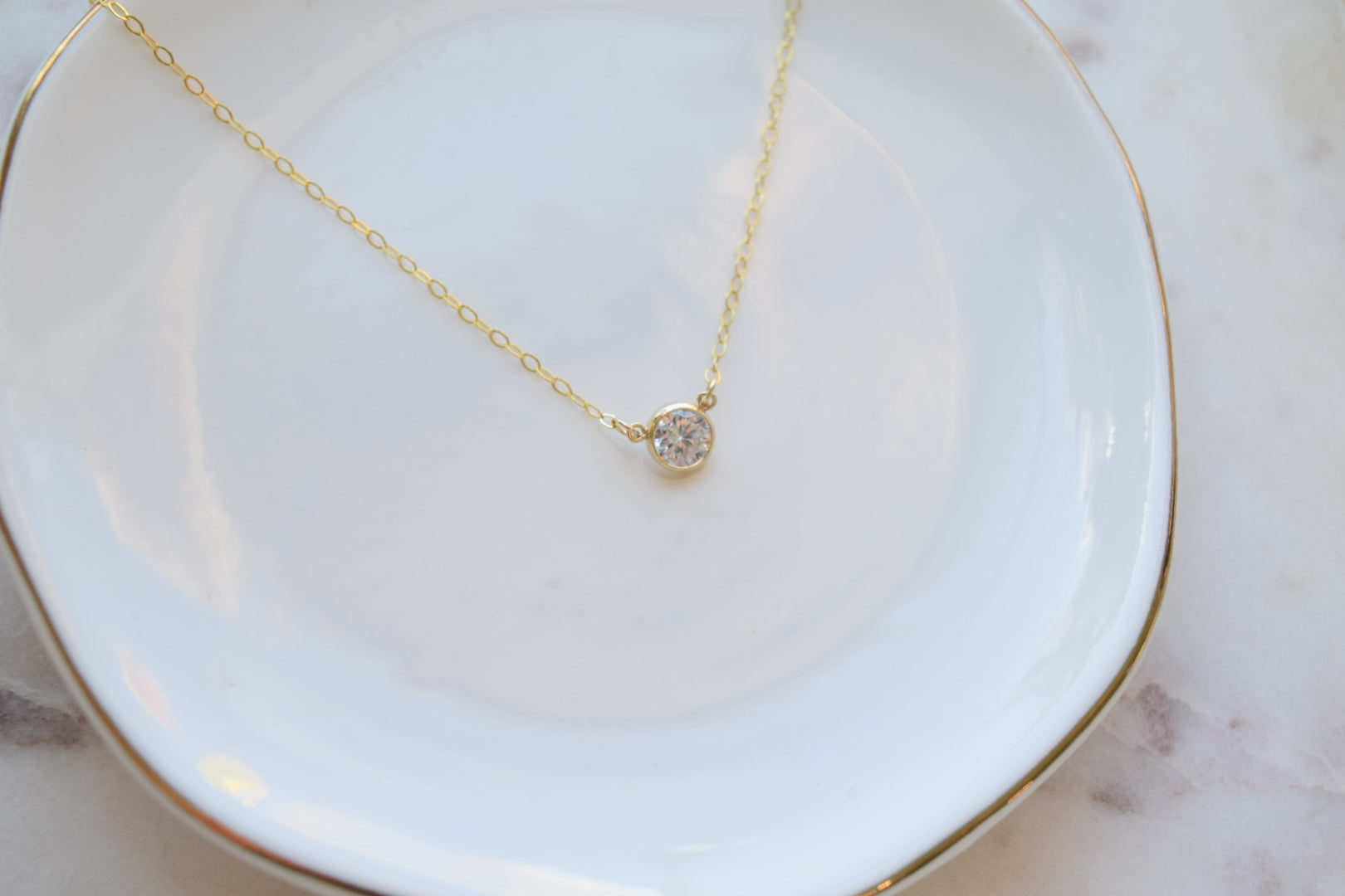 CZ necklace
