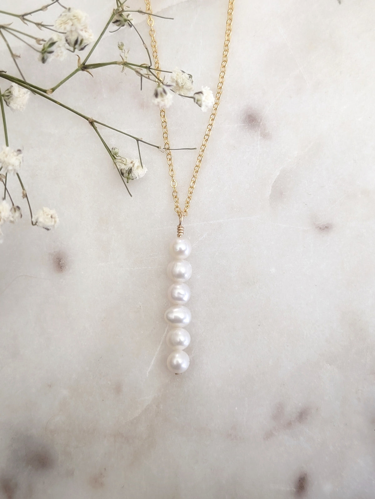 Freshwater Pearl Drop Necklace