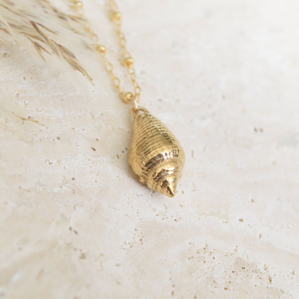 The Spiral Shell Necklace
