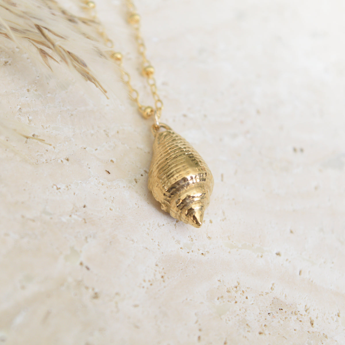 The Spiral Shell Necklace