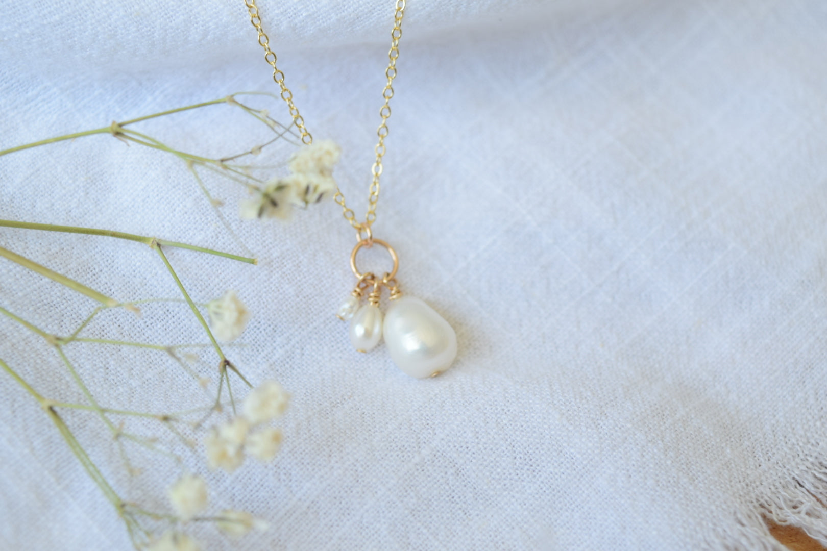 Pearl Trio Necklace