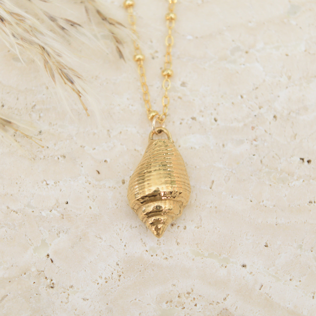 The Spiral Shell Necklace
